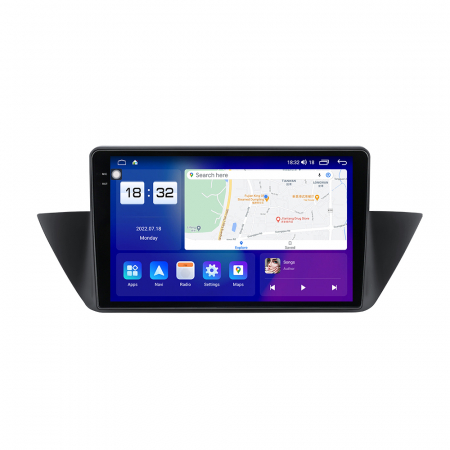 Navigatie BMW X1 E84 din 2009-2015, Rezolutie 2K, Display QLED 9.5 inch, 4GB RAM si 64GB ROM, Android, Procesor Octacore, Slot sim 4G, Sunet DSP, Wireless Carplay si Android Auto, Camera Marsarier, US [1]