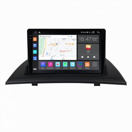 Navigatie BMW X3 E83 din 2003-2010, Rezolutie 2K, Ecran QLED 9.5 inch, 8GB RAM si 128GB ROM, Android, Procesor Octacore, Slot sim 4G, Sunet DSP, Wireless Carplay [1]