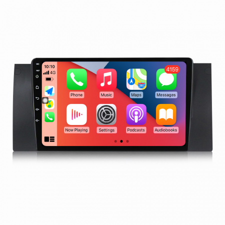 BMW - Navigatie Auto Android BMWX5 E53 si Seria 5 E39, 4GB RAM si 32GB ROM, Display QLED 9 inch, Wireless Carplay si Android Auto, Procesor Octacore, Slot sim 4G, Sunet DSP, Camera Marsarier