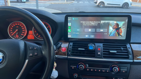 Navigatie BMW X6 E71 din 2010 - 2013 CIC , Ecran 12.3 inch QLED Bluray Full HD 1920 * 720p, 4GB RAM si 64GB ROM, Carplay Wireless si Android Auto, Procesor Octacore, Slot Sim 4G [6]