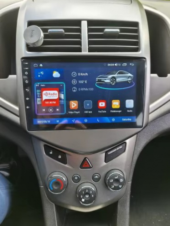 Navigatie Chevrolet Aveo din 2008-2013, Wireless Carplay si Android Auto, 2GB RAM si 32GB ROM, Display IPS 9 inch, Camera Marsarier, Internet, Aplicatii, Wi Fi, Usb, Bluetooth [8]