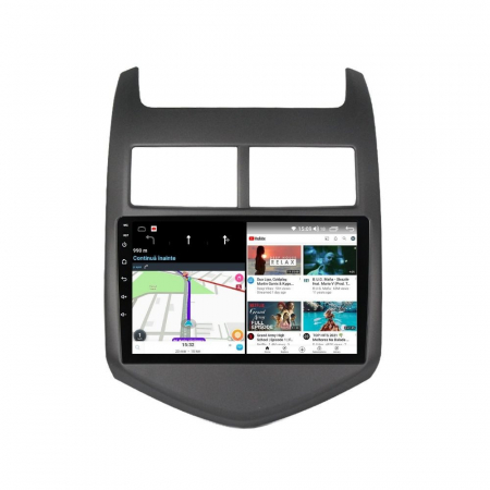 Navigatie Chevrolet Aveo din 2008-2013, Wireless Carplay si Android Auto, 2GB RAM si 32GB ROM, Display IPS 9 inch, Camera Marsarier, Internet, Aplicatii, Wi Fi, Usb, Bluetooth [2]