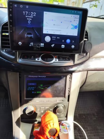 Navigatie Chevrolet Captiva din 2012-2017, Android 14, Wireless Carplay si Android Auto, 2GB RAM si 32GB ROM, Display IPS 9 inch, Camera Marsarier, Internet, Aplicatii, Wi Fi, Usb, Bluetooth [9]