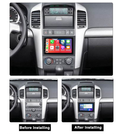 Navigatie Chevrolet Captiva Aveo Kalos 2006 - 2012 Android 14, 2GB RAM si 32GB ROM, Display IPS 7 inch, Camera Marsarier, Internet, Aplicatii, Wi Fi, Usb, Bluetooth [1]