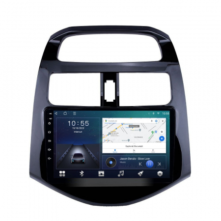 Navigatie Chevrolet Spark 2010-2014 Ecran TESLA 9.7 inch, 8 GB RAM si 128 GB ROM, Android 15, Slot Sim 4G, Procesor Octa Core, Carplay Wireless si Android auto, Procesor Sunet Digital DSP [3]