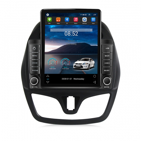 Navigatie Auto cu Android - Navigatie Chevrolet Spark Beat 2015-2018 Ecran TESLA 9.7 inch, 8 GB RAM si 128 GB ROM, Android 15, Slot Sim 4G, Procesor Octa Core, Carplay Wireless si Android auto, Procesor Sunet Digital DSP, Aplic