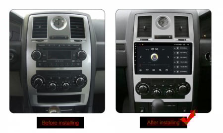 Navigatie Chrysler 300C din 2004 - 2011, 8GB RAM si 128GB ROM, Ecran QLED 9 inch, Android 14, Procesor Octacore, Slot sim 4G, Sunet DSP, Wireless Carplay si Android Auto, Camera Marsarier [2]