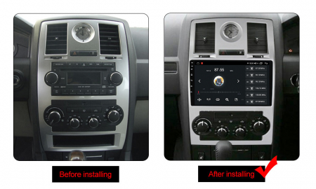 Navigatie Chrysler 300C din 2004 - 2011, Rezolutie 2K, Display QLED 9.5 inch, 4GB RAM si 64GB ROM, Android, Procesor Octacore, Slot sim 4G, Sunet DSP, Wireless Carplay si Android Auto, Camera Marsarie [2]