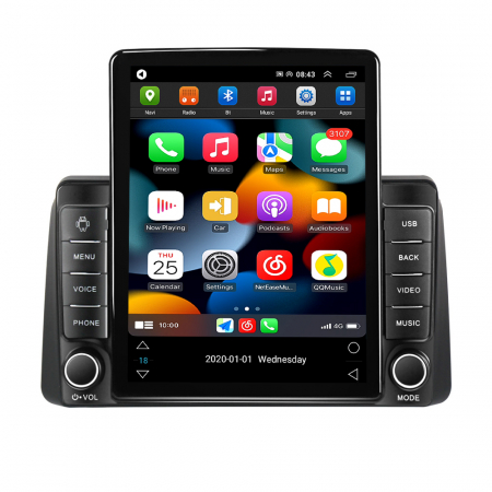 Navigatie Chrysler Grand Voyager din 2011 - 2015, Display TESLA 9.5 inch, 2GB RAM si 32GB ROM, Wireless Carplay si Android Auto, Procesor Octacore, Slot sim 4G, Sunet DSP, Camera Marsarier, Bluetooth, [1]