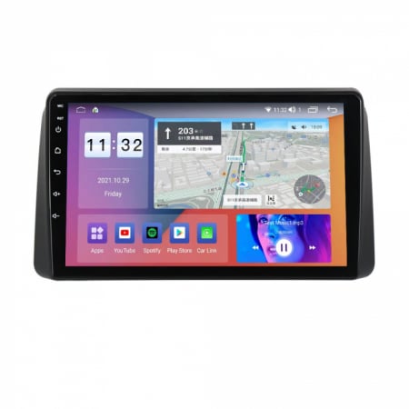 Navigatie Chrysler Grand Voyager din 2011 - 2015, Rezolutie 2K, Display QLED 9.5 inch, 4GB RAM si 64GB ROM, Android, Procesor Octacore, Slot sim 4G, Sunet DSP, Wireless Carplay si Android Auto, Camera [3]