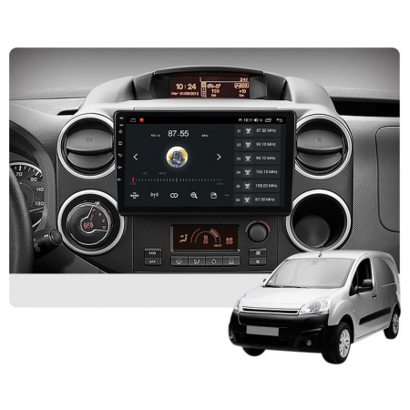 Navigatie Citroen Berlingo din 2008-2019,  Android 14 , 4GB RAM, Octacore, Slot Sim 4G, DSP, GPS, Wi-FI, Carplay, Android Auto, USB, Bluetooth, Waze, Touchscreen, 9 inch [1]