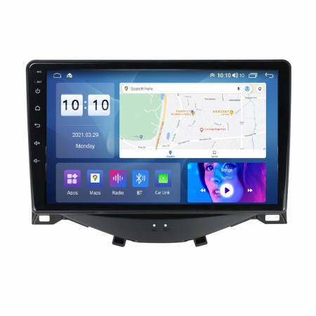 Navigatie dedicata Citroen cu Android - Navigatie CITROEN C1 , 2014 - 2021  Android 14, 2GB RAM si 32GB ROM, Display IPS 9 inch, Camera Marsarier, Internet, Aplicatii, Wi Fi, Usb, Bluetooth
