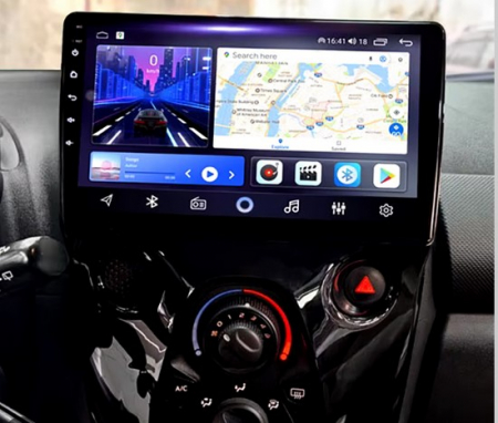 Navigatie CITROEN C1 , 2014 - 2021 , Rezolutie 2K, Ecran QLED 9.5 inch, 8GB RAM si 128GB ROM, Android, Procesor Octacore, Slot sim 4G, Sunet DSP, Wireless Carplay - NAVIGPS [6]