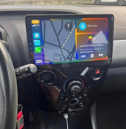 Navigatie CITROEN C1   Android 14 , 4GB RAM , Procesor Quad Core , Wireless Carplay si Android auto , Display HD Touchscreen, Wi-Fi , Bluetooth, USB [1]