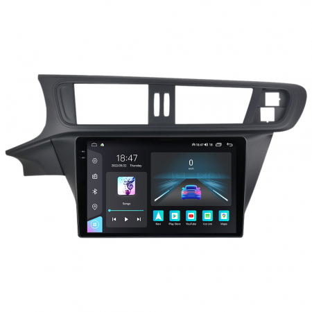 Navigatie dedicata Citroen cu Android - Navigatie Citroen C3 XR din 2010-2015, Rezolutie 2K, Ecran QLED 10.5 inch, 8GB RAM si 128GB ROM, Android, Procesor Octacore, Slot sim 4G, Sunet DSP, Wireless Carplay si Android Auto