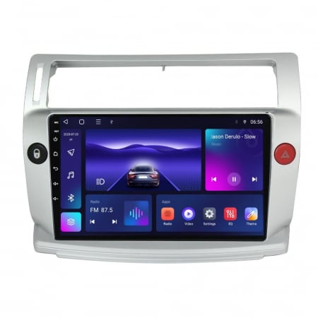 Navigatie Citroen C4 din 2004-2014,  Android 14 , 4GB RAM, Octacore, Slot Sim 4G, DSP, GPS, Wi-FI, Carplay, Android Auto, USB, Bluetooth, Waze, Touchscreen, 9 inch [1]