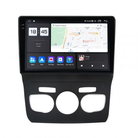 Navigatie Citroen C4 din 2010-2018, Rezolutie 2K, Display QLED 9.5 inch, 4GB RAM si 64GB ROM, Android, Procesor Octacore, Slot sim 4G, Sunet DSP, Wireless Carplay si Android Auto, Camera Marsarier, US [3]