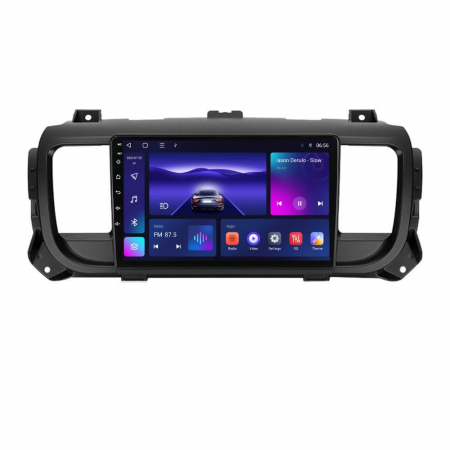 Navigatie Citroen Jumpy 3 Spacetourer ( 2016 - 2021 ) 4GB RAM si 64GB ROM, Ecran QLED 9 inch, Android 14, Procesor Octacore, Slot sim 4G, Sunet DSP, Wireless Carplay si Android Auto, Camera Marsarier [1]