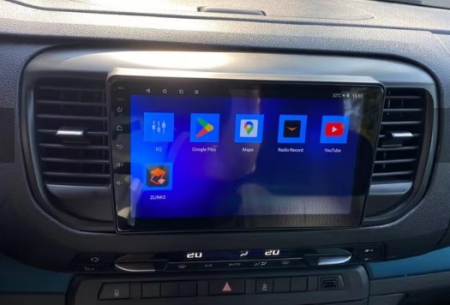 Navigatie Citroen Jumpy 3 Spacetourer din 2016-2021, Android 14, Wireless Carplay si Android Auto, 2GB RAM si 32GB ROM, Display IPS 9 inch, Camera Marsarier, Internet, Aplicatii, Wi Fi, Usb, Bluetooth [7]