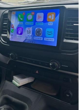 Navigatie Citroen Jumpy 3 Spacetourer din 2016-2021, Rezolutie 2K, Display QLED 9.5 inch, 4GB RAM si 64GB ROM, Android, Procesor Octacore, Slot sim 4G, Sunet DSP, Wireless Carplay si Android Auto, Cam [3]