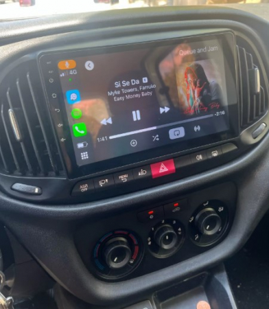 Navigatie compatibila cu Fiat Doblo din 2015-2020, Android 14, Wireless Carplay si Android Auto, 2GB RAM si 32GB ROM, Display IPS 9 inch, Camera Marsarier, Internet, Aplicatii, Wi Fi, Usb, Bluetooth [7]