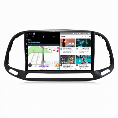 Navigatie compatibila cu Fiat Doblo din 2015-2020, Android 14, Wireless Carplay si Android Auto, 2GB RAM si 32GB ROM, Display IPS 9 inch, Camera Marsarier, Internet, Aplicatii, Wi Fi, Usb, Bluetooth [2]