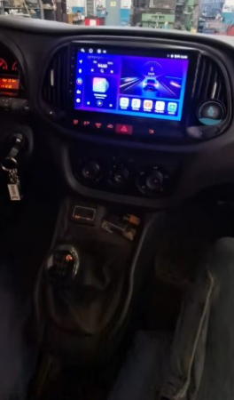 Navigatie compatibila cu Fiat Doblo din 2015-2020, Android 14, Wireless Carplay si Android Auto, 2GB RAM si 32GB ROM, Display IPS 9 inch, Camera Marsarier, Internet, Aplicatii, Wi Fi, Usb, Bluetooth [8]