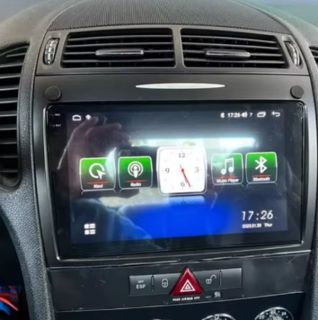 Navigatie compatibila cu Mercedes SLK R171 din 2000-2011 Android 14 , 4GB RAM , Procesor Quad Core , Wireless Carplay si Android auto , Display HD Touchscreen, Wi-Fi , Bluetooth, USB [6]