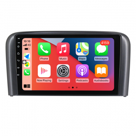 VOLVO - Navigatie Auto Android Volvo S80 din 1998-2006, 4GB RAM si 32GB ROM, Display QLED 9 inch, Wireless Carplay si Android Auto, Procesor Octacore, Slot sim 4G, Sunet DSP, Camera Marsarier, Bluetooth, US