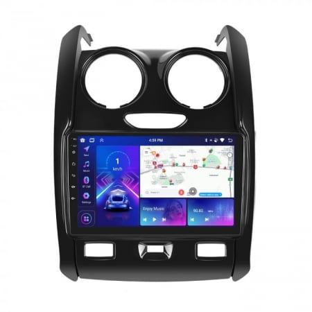 Navigatie Dacia Duster ( 2012 - 2019 ) 4GB RAM si 64GB ROM, Ecran QLED 9 inch, Android 14, Procesor Octacore, Slot sim 4G, Sunet DSP, Wireless Carplay si Android Auto, Camera Marsarier [2]