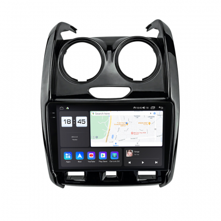 Navigatie Dacia Duster din 2012-2019, Rezolutie 2K, Ecran QLED 9.5 inch, 8GB RAM si 128GB ROM, Android, Procesor Octacore, Slot sim 4G, Sunet DSP, Wireless Carplay si Android Auto [2]