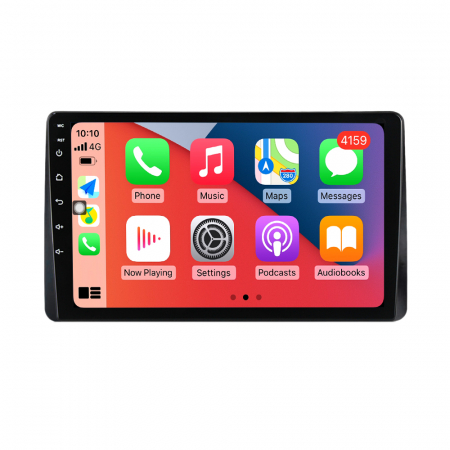 DACIA - Navigatie Auto Android Dacia Duster din 2019-2021, Rezolutie 2K, Display QLED 9.5 inch, 4GB RAM si 64GB ROM, Android, Procesor Octacore, Slot sim 4G, Sunet DSP, Wireless Carplay si Android Auto, Camera Marsarier,