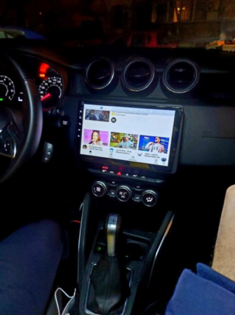 Navigatie Dacia Duster din 2019-2021, Rezolutie 2K, Ecran QLED 9.5 inch, 8GB RAM si 128GB ROM, Android, Procesor Octacore, Slot sim 4G, Sunet DSP, Wireless Carplay [4]