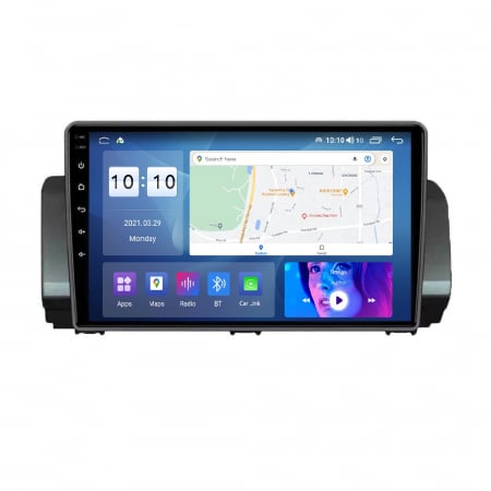 Navigatie dedicata Dacia cu Android - Navigatie Dacia Jogger Logan Sandero din 2021 + , 8GB RAM si 128GB ROM, Ecran QLED 9 inch, Android 14, Procesor Octacore, Slot sim 4G, Sunet DSP, Wireless Carplay si Android Auto, Camera Marsarier