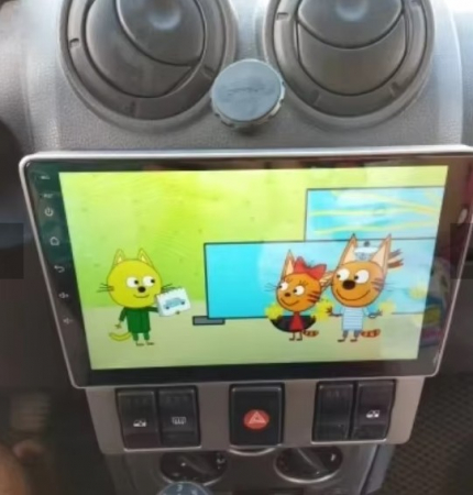 Navigatie Dacia Logan 1 din 2003-2010,  Android 14 , 4GB RAM, Octacore, Slot Sim 4G, DSP, GPS, Wi-FI, Carplay, Android Auto, USB, Bluetooth, Waze, Touchscreen, 9 inch [6]