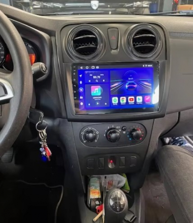 Navigatie Dacia Logan 2 Sandero Dokker din 2012-2019,  Android 14 , 4GB RAM, Octacore, Slot Sim 4G, DSP, GPS, Wi-FI, Carplay, Android Auto, USB, Bluetooth, Waze, Touchscreen, 9 inch [1]