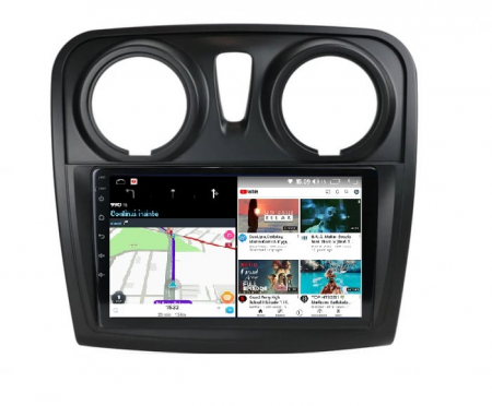 Navigatie Dacia Logan 2 Sandero Dokker din 2012-2019,  Android 14 , 4GB RAM, Octacore, Slot Sim 4G, DSP, GPS, Wi-FI, Carplay, Android Auto, USB, Bluetooth, Waze, Touchscreen, 9 inch [2]