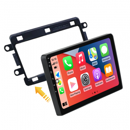 DACIA - Navigatie Auto Android Dacia Logan 2 Sandero Duster Dokker Renault Captur Lada Xray, Rezolutie 2K, Ecran QLED 9.5 inch, 8GB RAM si 128GB ROM, Android, Procesor Octacore