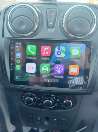 Navigatie Dacia Logan 2 Sandero Lodgy Dokker , Android 14 , 1GB RAM Carplay [7]