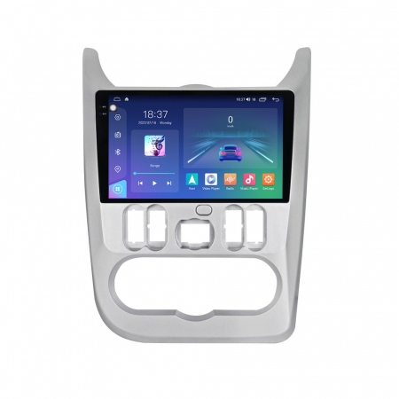 Navigatie dedicata Dacia cu Android - Navigatie Dacia Logan Duster din 2009-2012, Rezolutie 2K, Ecran QLED 9.5 inch, 8GB RAM si 128GB ROM, Android, Procesor Octacore, Slot sim 4G, Sunet DSP, Wireless Carplay si Android Auto