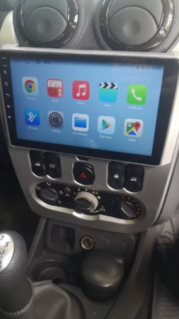 Navigatie Dacia Logan Duster 2009-2012 , 4GB RAM si 64GB ROM, Ecran QLED 9 inch, Android 14, Procesor Octacore, Slot sim 4G, Sunet DSP, Wireless Carplay si Android Auto, Camera Marsarier [10]