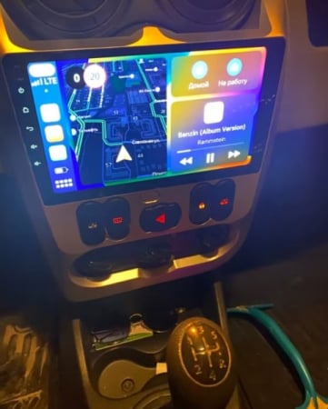 Navigatie Dacia Logan Duster din 2009 - 2012 Android 14 1GB RAM Carplay [7]