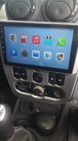 Navigatie Dacia Logan Duster din 2009 - 2012 Android 14 1GB RAM Carplay [6]