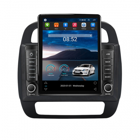 Navigatie dedicata Dacia cu Android - Navigatie Dacia Spring din 2015 - 2022, Ecran TESLA 9.5 inch, 4 GB RAM si 64 GB ROM, Slot Sim 4G, Procesor Octa Core, Carplay integrat, Procesor Sunet Digital DSP, Android, Aplicatii