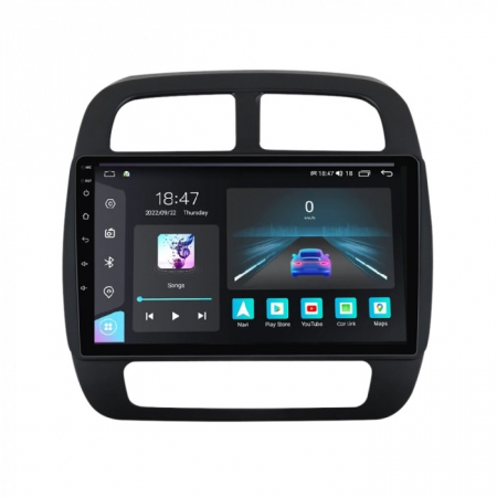 Navigatie dedicata Dacia cu Android - Navigatie Dacia Spring din 2015 - 2022, Rezolutie 2K, Ecran QLED 9.5 inch, 8GB RAM si 128GB ROM, Android, Procesor Octacore, Slot sim 4G, Sunet DSP, Wireless Carplay