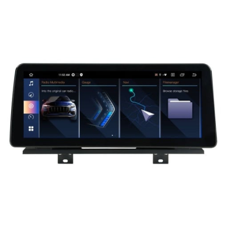 X3 (G01) 2017 - 2021 - Navigatie dedicata cu Android BMW X3 (G01) 2017 - 2021 cu navigatie NBT EVO, Ecran 12.3 inch QLED Bluray Full HD 2400 * 960p, Android 14 , 4GB RAM si 64GB ROM, Carplay Wireless si Android Auto, Proces