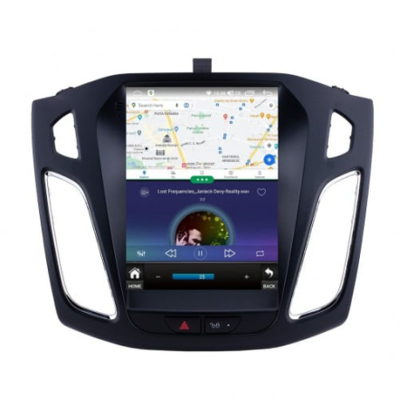 Navigatie dedicata cu Android tip tesla Ford Focus 3 2011 - 2018, 4GB RAM, Radio GPS Dual Zone, Touchscreen IPS 9.7" HD, Internet Wi-Fi si slot SIM 4G, Bluetooth, MirrorLink, USB [3]