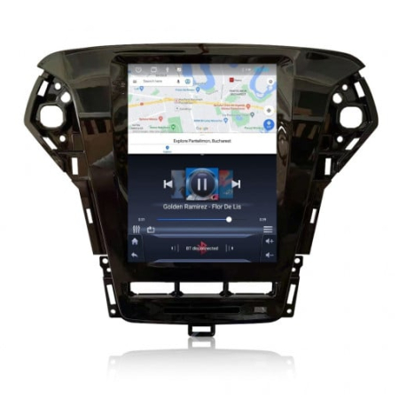 Navigatie dedicata cu Android tip Tesla Ford Mondeo IV 2011 - 2014, 4GB RAM, Radio GPS Dual Zone, Touchscreen IPS 9.7" HD, Internet Wi-Fi, Bluetooth, MirrorLink, USB [2]