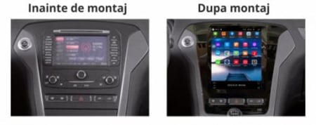 Navigatie dedicata cu Android tip Tesla Ford Mondeo IV 2011 - 2014,  8GB RAM, Radio GPS Dual Zone, Touchscreen IPS 9.7" HD, Internet Wi-Fi, Bluetooth, MirrorLink, USB [4]