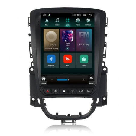 Navigatie dedicata cu Android tip tesla Opel Astra J 2009 - 2018, 8GB RAM, Radio GPS Dual Zone, Touchscreen IPS 9.7" HD, Internet Wi-Fi si slot SIM 4G, Bluetooth, MirrorLink, USB [2]
